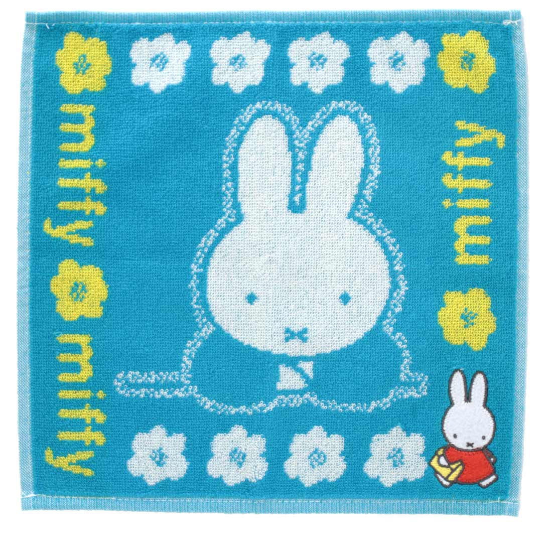 ミッフィー　タオルハンカチ　ブルーナカラー　【miffy】