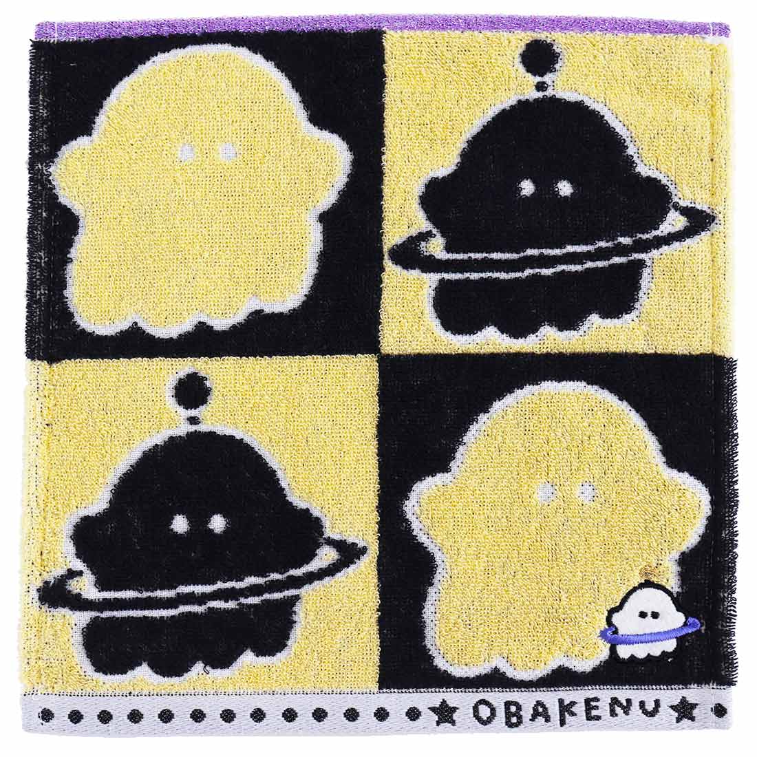 オバケーヌ　タオルハンカチ　オバケーヌとユーフォーヌ　刺繍付き