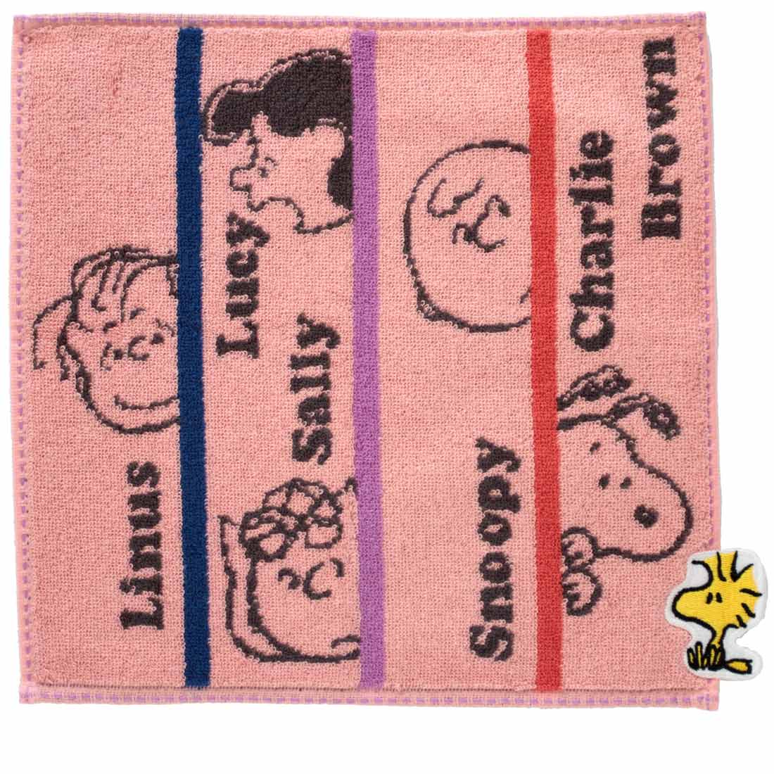 スヌーピー　タオルハンカチ　スヌーピーと仲間達　【PEANUTS】