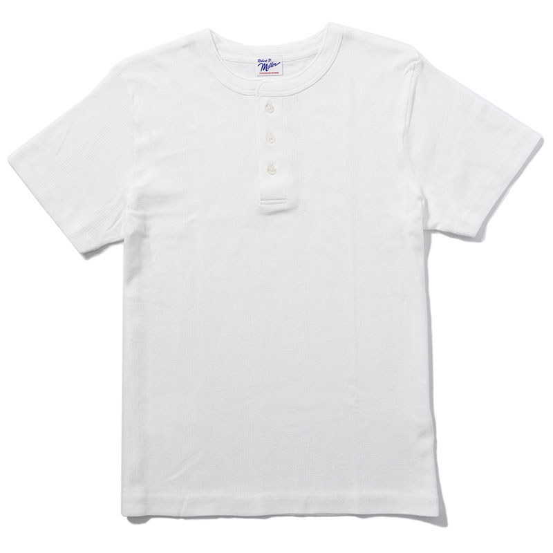 Panel-rib Henley S/S Tee