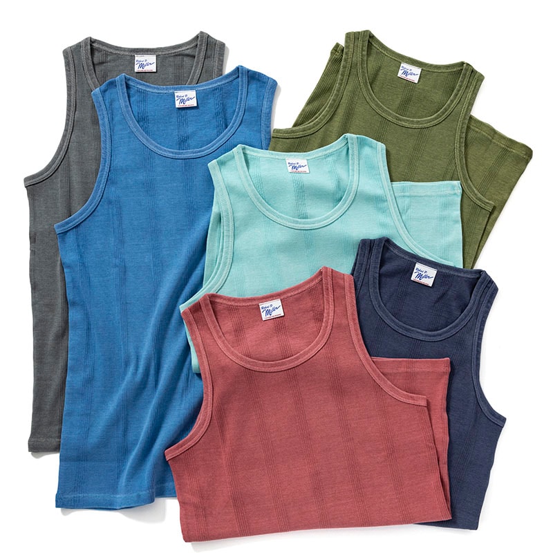 Panel-rib Tanktop (Pigment dyeing)
