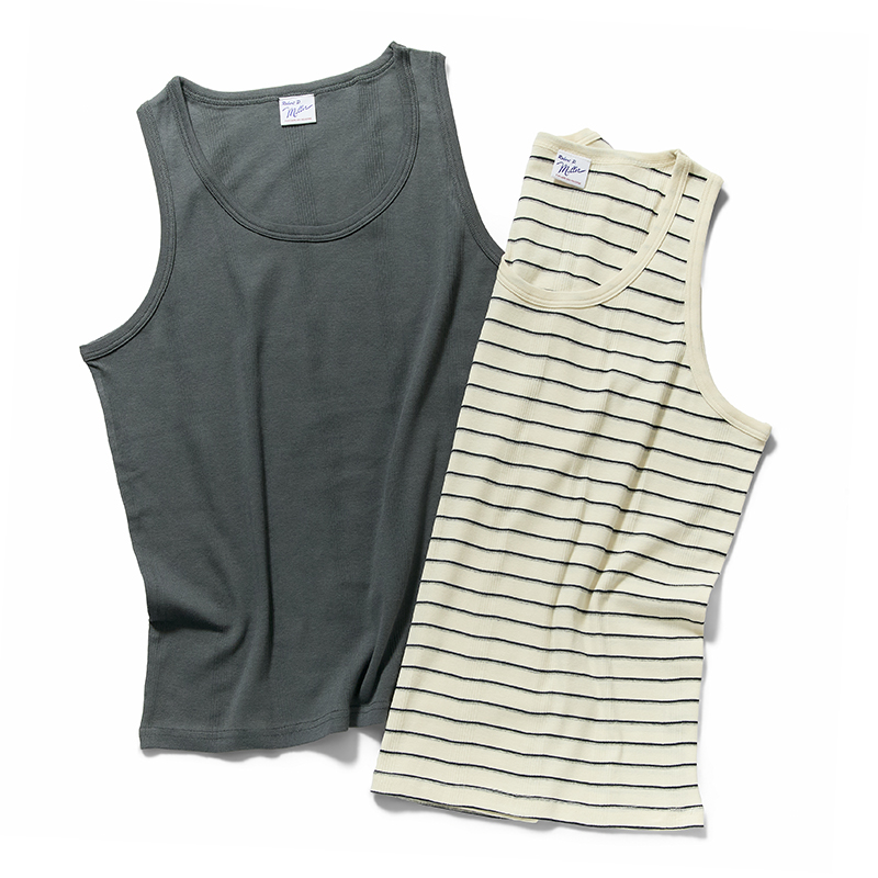 Panel-rib Casual fit Tanktop