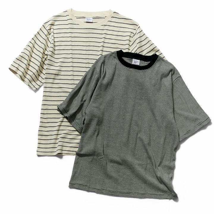 Panel-rib Casual fit Tee