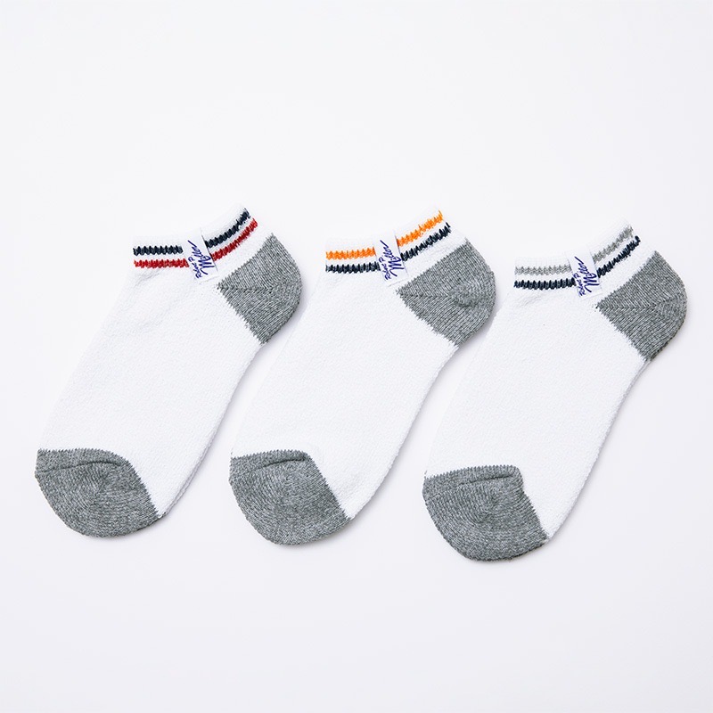 344C  3P Ankle length socks 23-25cm