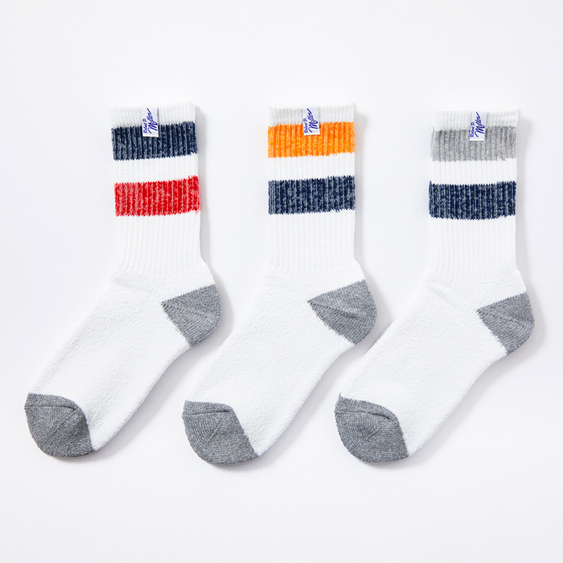346C  3P Crew length socks 23-25cm
