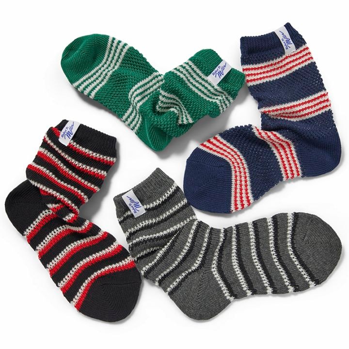 Mesh border socks 23-25cm