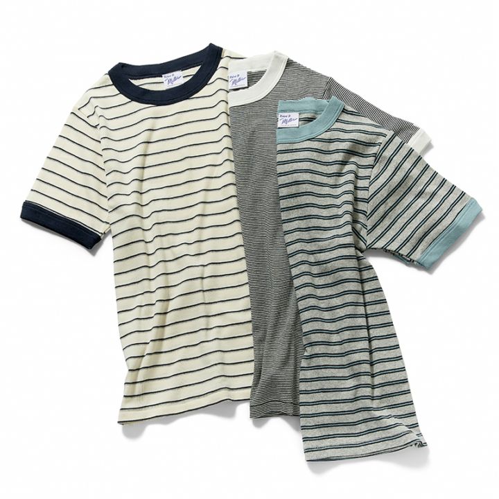 Panel-rib T-shirt