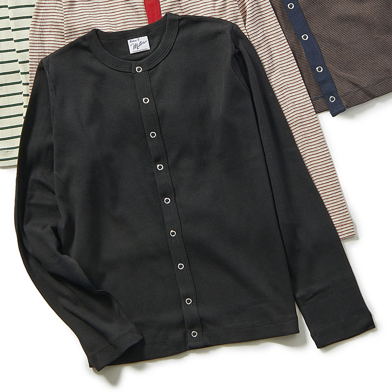 Panel-rib cardigan