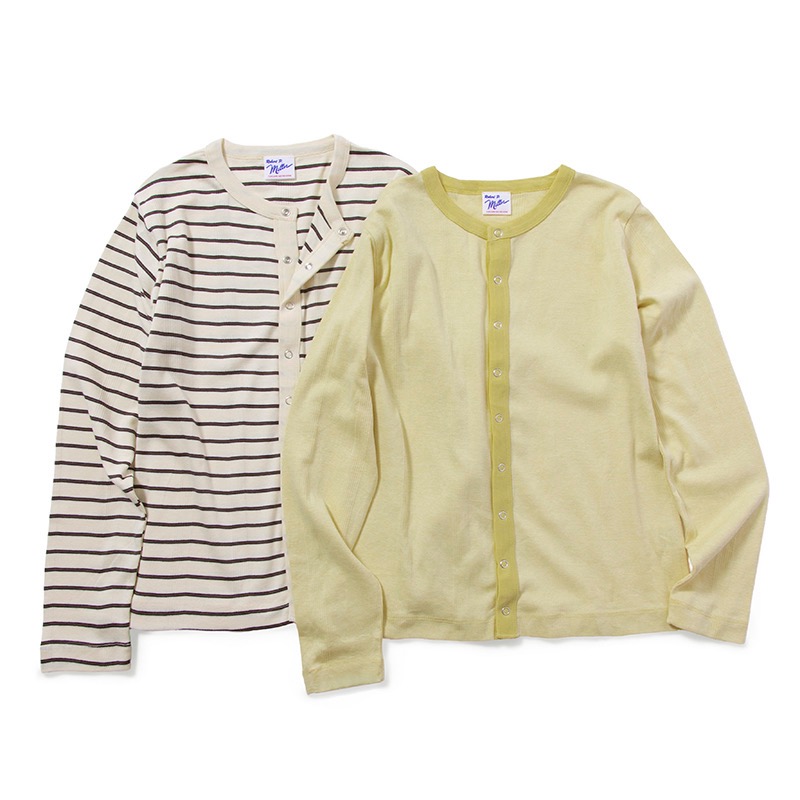 851C  Panel-rib cardigan