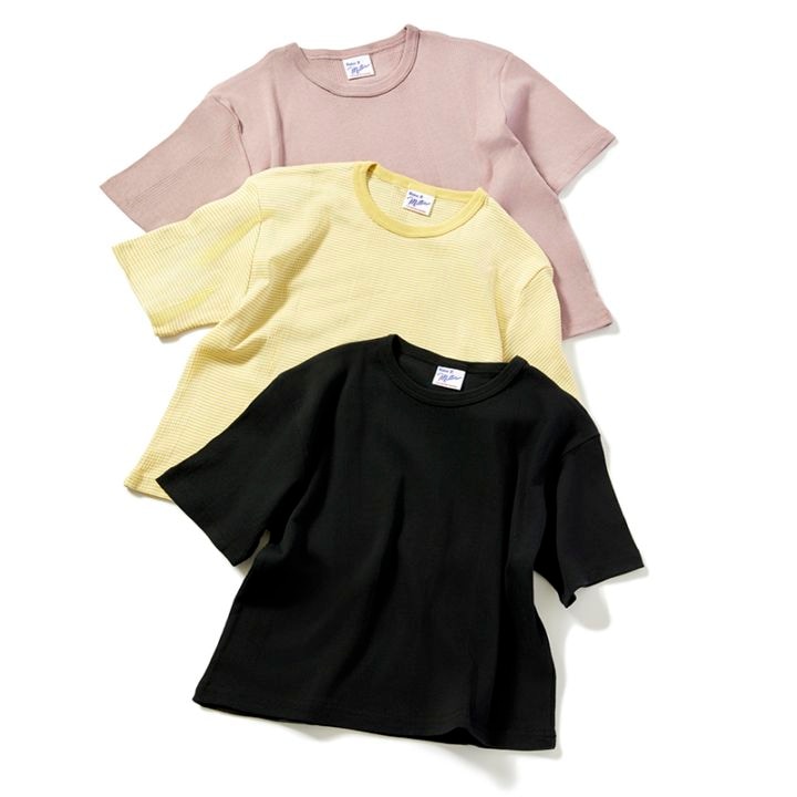 Panel-rib Cropped T-shirt