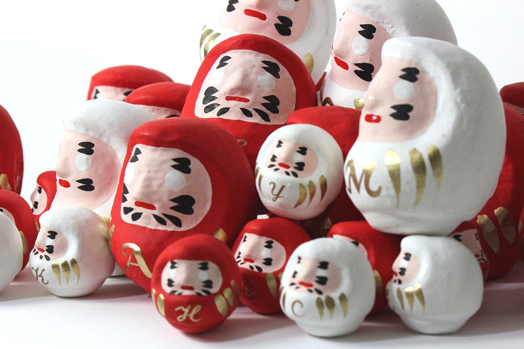 【SALE】 イニシャル  小だるま（イニシャルコダルマ）