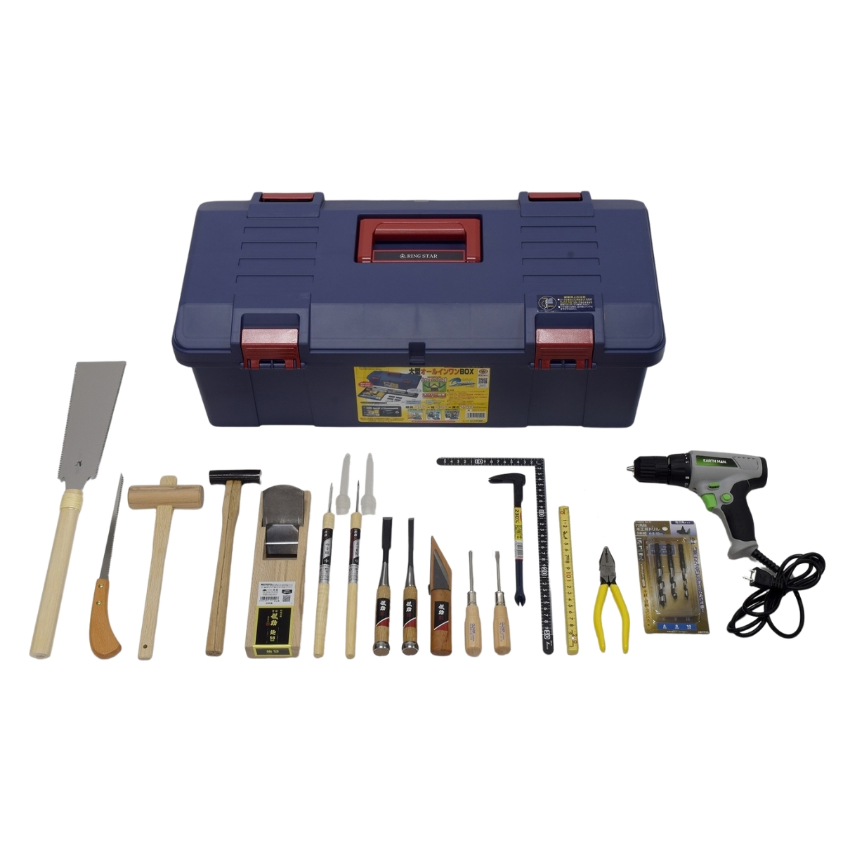 木工具セット T-120B 19点揃 箱入