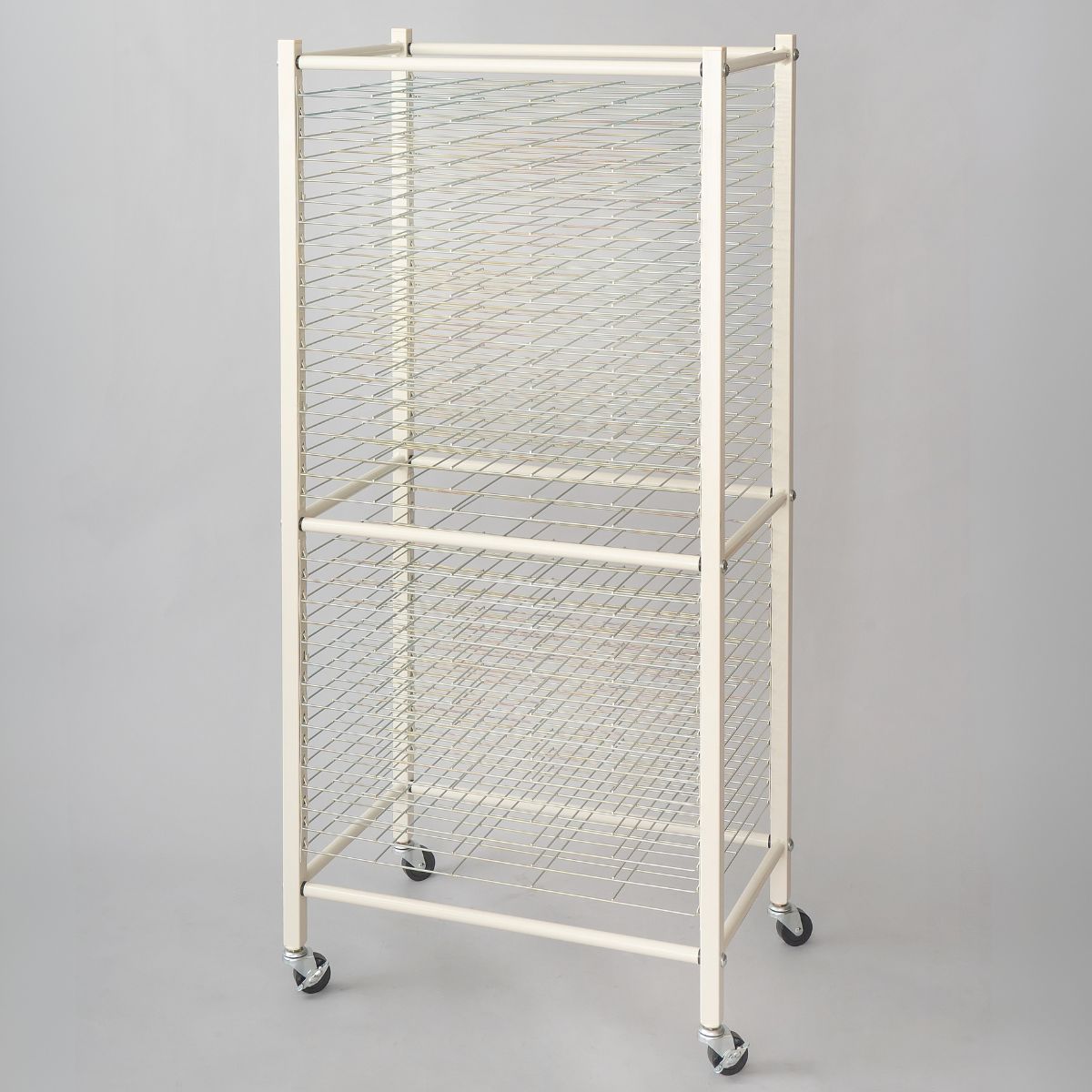 絵画作品乾燥棚 固定式 35段