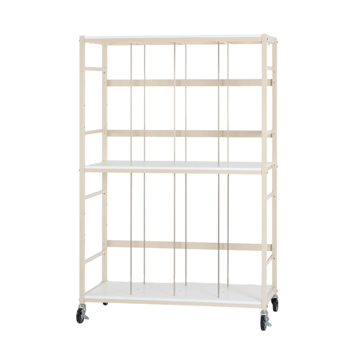 絵画・額縁整理棚 棚板可動式 キャスター付 全3サイズ