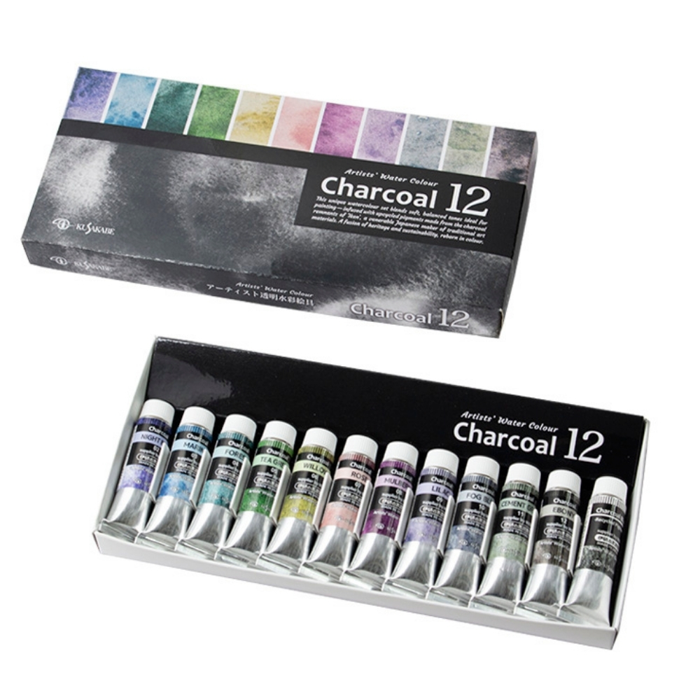 クサカベ アーティスト透明水彩 チャコール セット 全2種