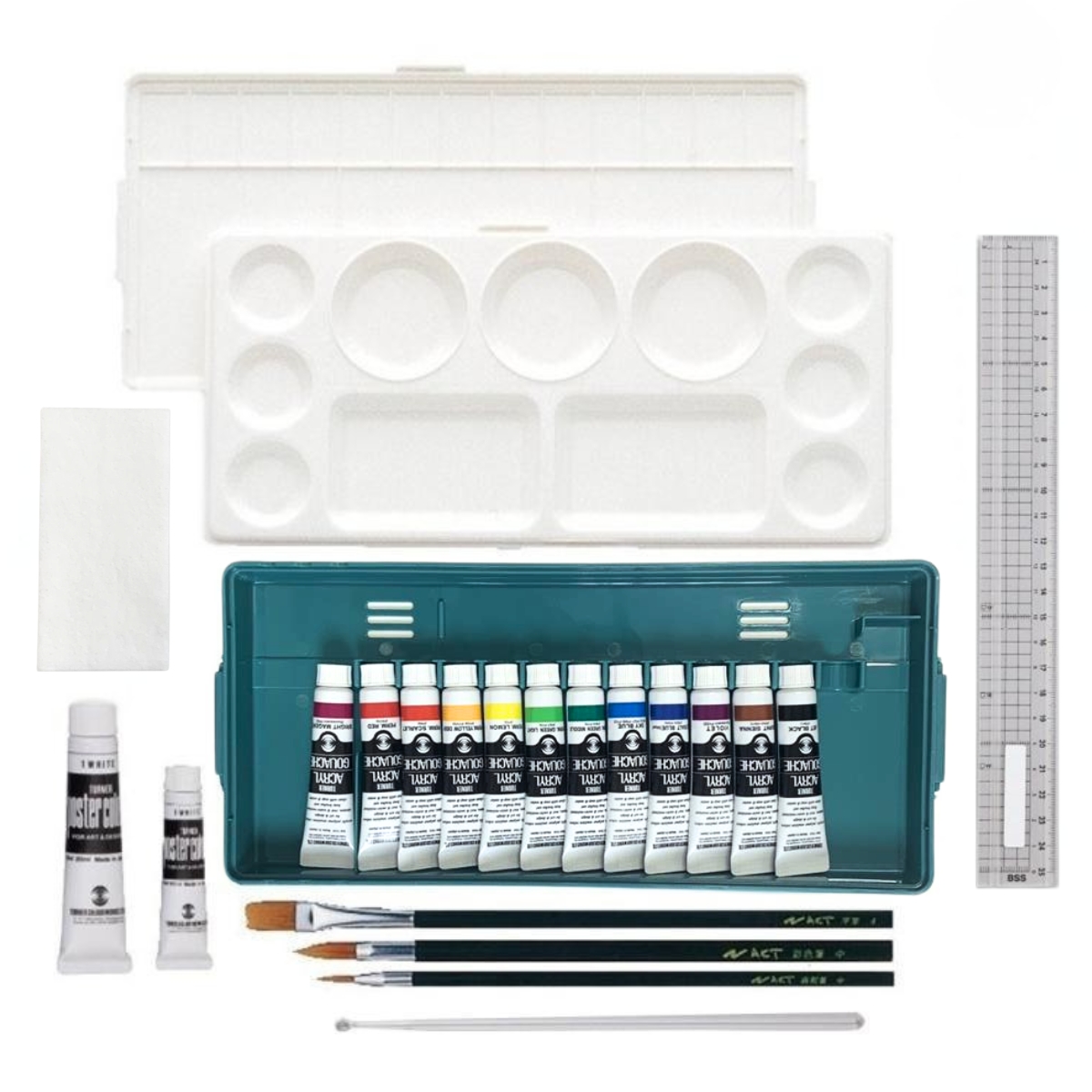BSSオリジナル ターナー・アクリルガッシュ プライムセット 12色13本　全３種