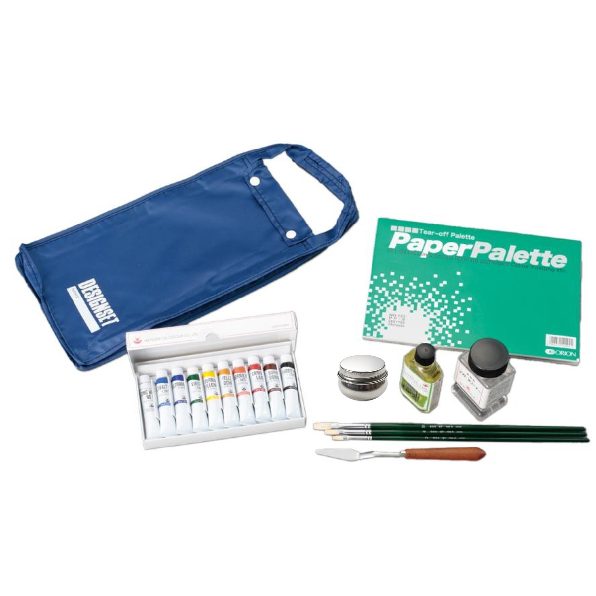 油絵の具 スケッチセット マツダ E-3 布袋