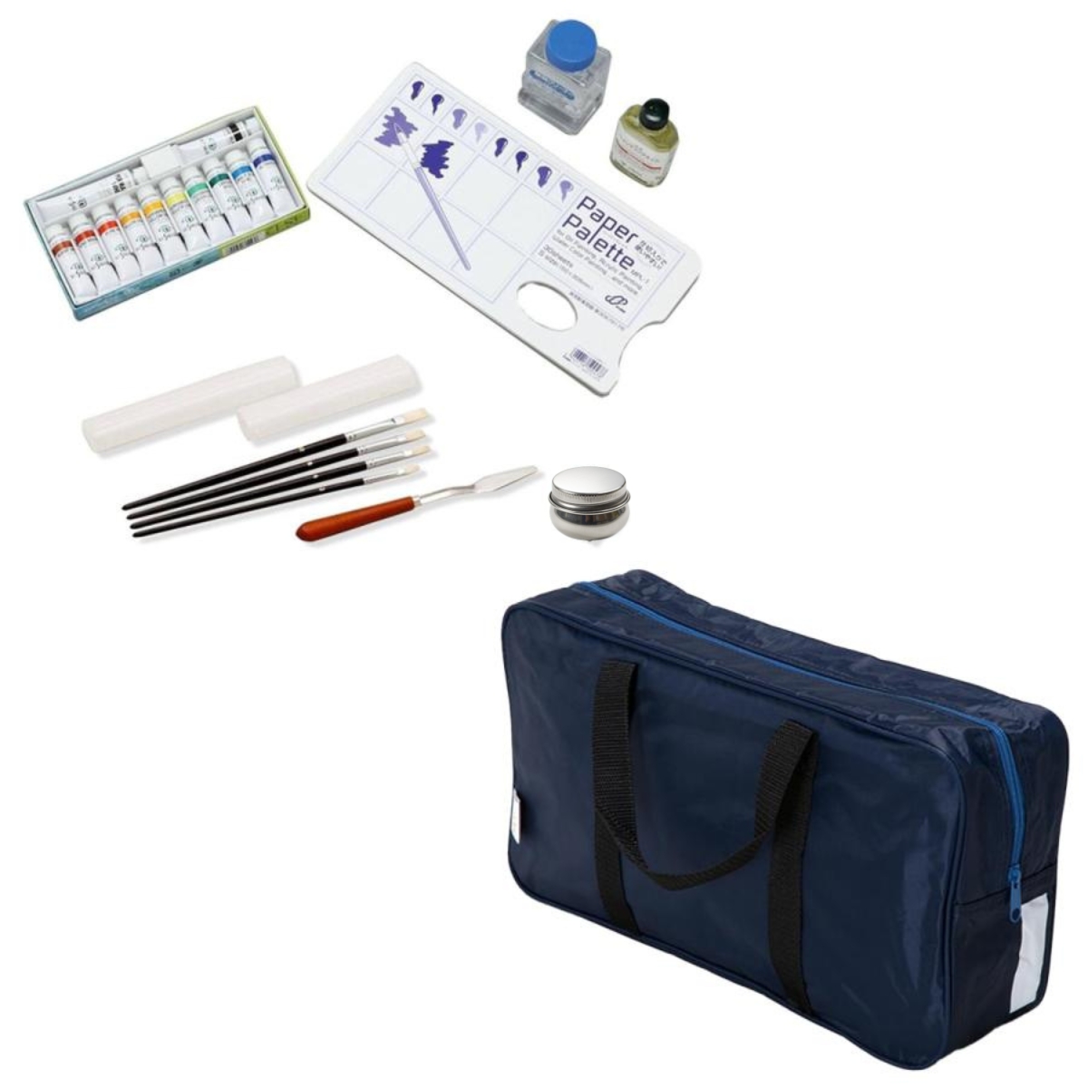 油絵の具 美術のかばんⅡセット