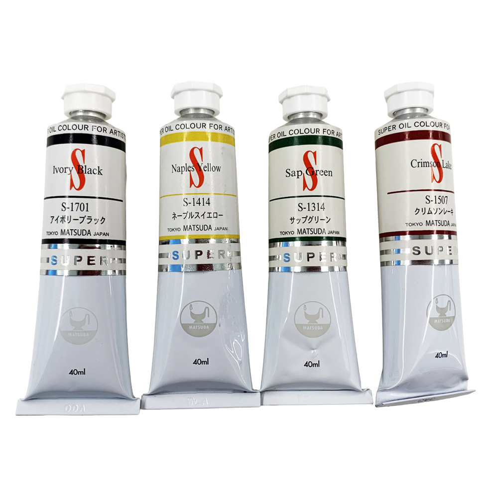 マツダ スーパー油絵の具 単色 9号 40mL　全28色