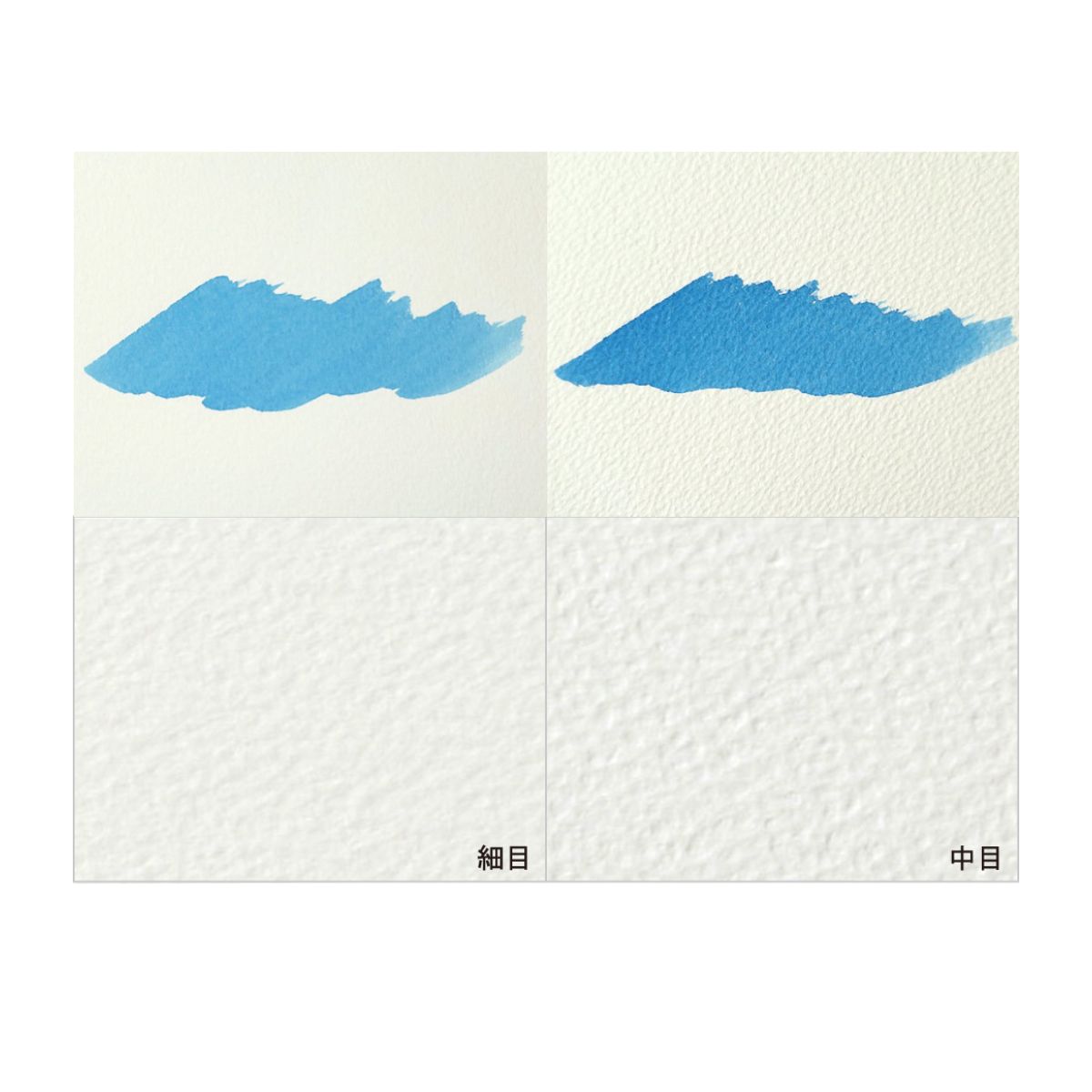 水彩紙ワーグマン 厚口 200g 四切 50枚組 細目・中目両面仕様