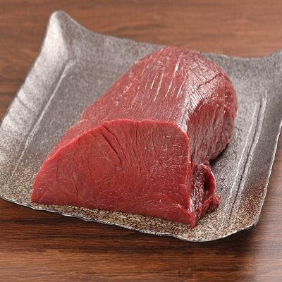 【不定貫】【純国産】馬肉　赤身　1kg　ブロック　磨き成形済み　チルド