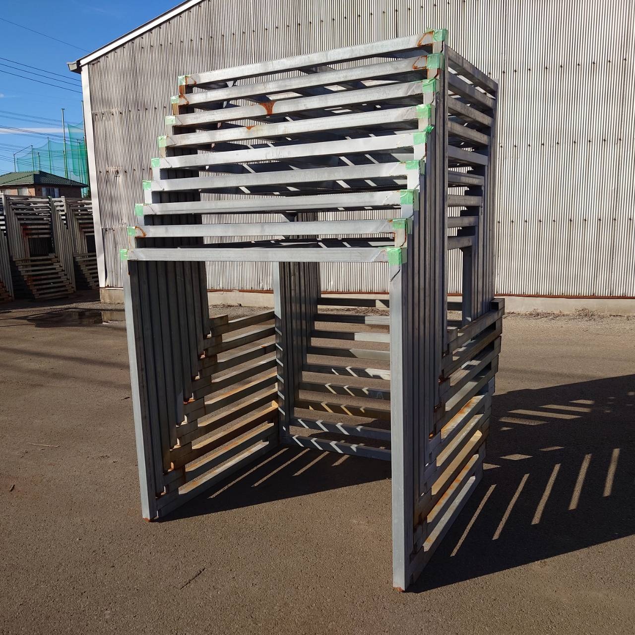 【中古】逆ネステナーW1350×D1200×H1320　1台10,400円×10台セット