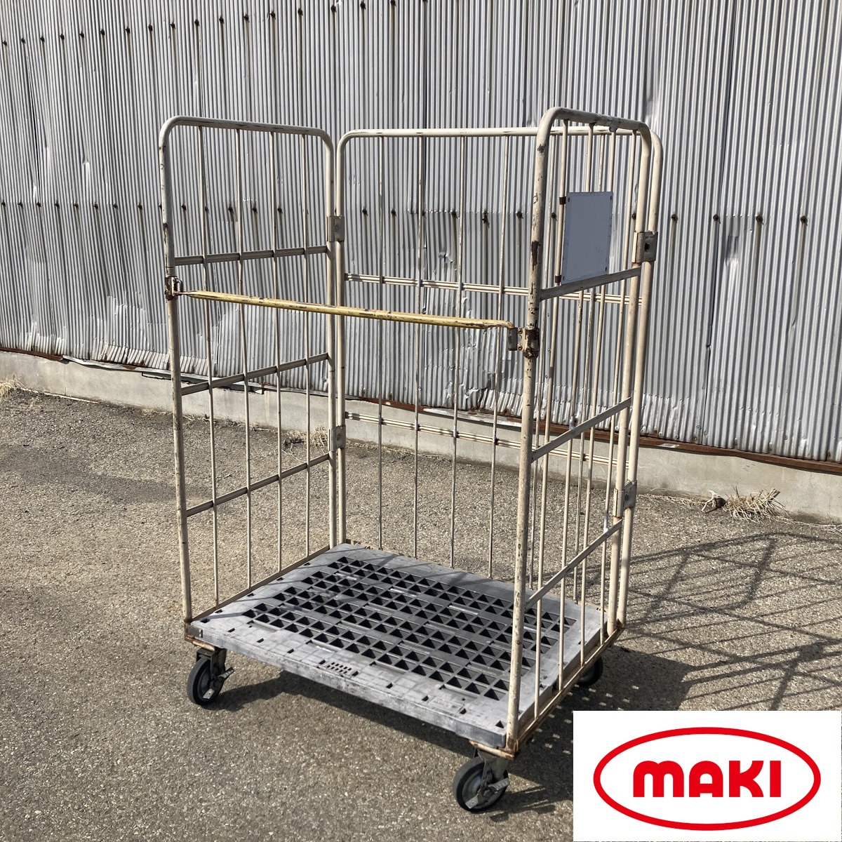 【中古】カゴ台車　W1100×D800×H1700　1台13,300円×10台