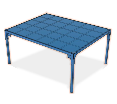 トラック用 支柱脱着式段積み輸送用デッキ マルチデッキ