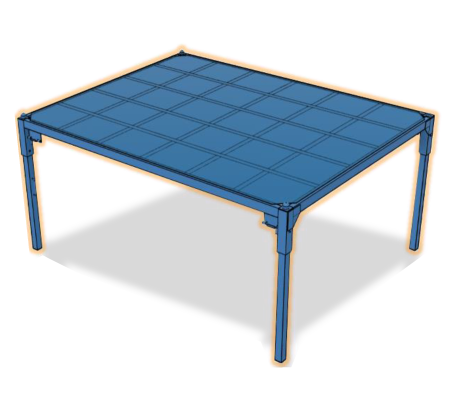 トラック用 支柱脱着式段積み輸送用デッキ マルチデッキ