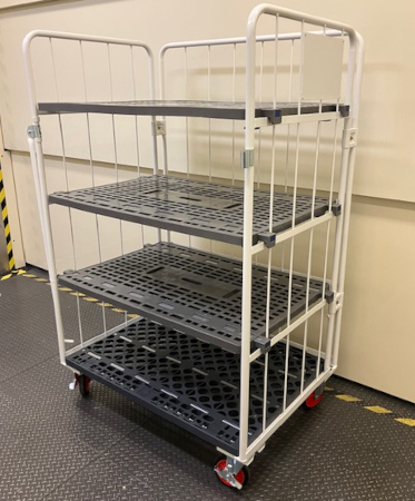 新品カゴ台車 スーパーFXカーゴ W1100×D800×H1700mm | 物流機器の販売