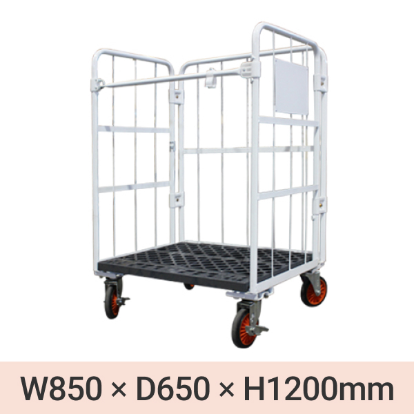 スーパーFXカーゴAir 軽量カゴ台車 W850×D650×H1200mm