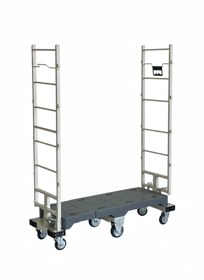 新品 6輪台車 スルーテナー W1280×D425×H1625mm