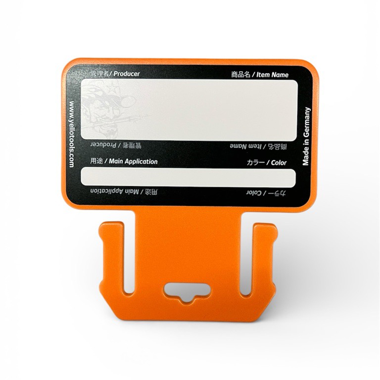 メディアカード　日本語表記版　３インチ（フィルム保管用ネームプレート）