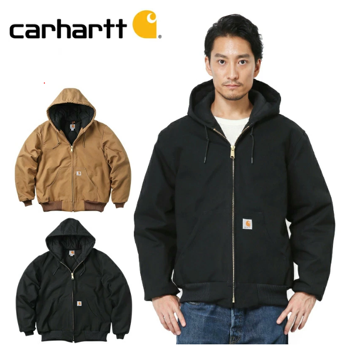 Carhartt (カーハート) J140 Loose Fit Firm Duck Insulated Flannel-Lined Active Jacket ジャケット ダウン A01