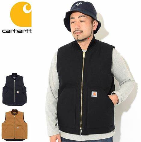 Carhartt(カーハート) OV0001 M RlxdFit FrmDck Ins Rb Cllr Vst ベスト A01