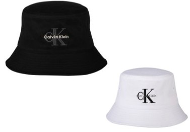 Calvin Klein (カルバンクライン) SPRING PROMO25MONOLOGO EMBROIDERY BUCKET バケハ バケットハット A01