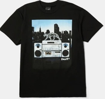 HUF(ハフ) MIDNIGHT RADIO S/S TEE ミッドナイトラジオ ショートスリーブ Tシャツ 半袖 A01