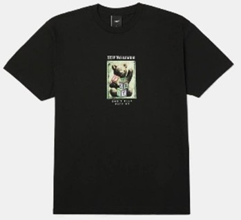 HUF(ハフ) GIFT BEAR S/S TEE ギフトベア ショートスリーブ Tシャツ 半袖 A01