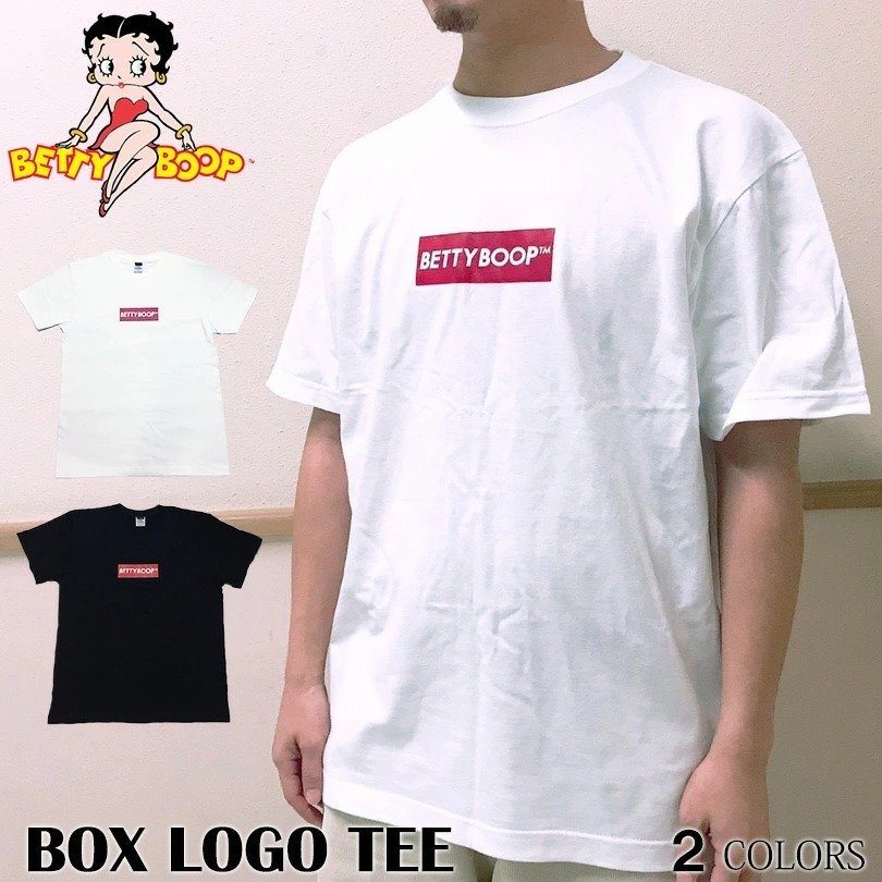 BETTY BOOP(ベティブープ) ボックスロゴ BOX LOGO Ｔシャツ