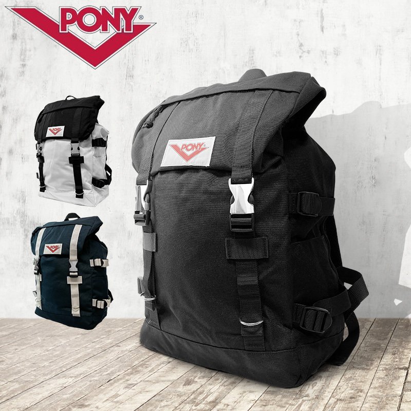 PONY(ポニー) メタルバックル リュック