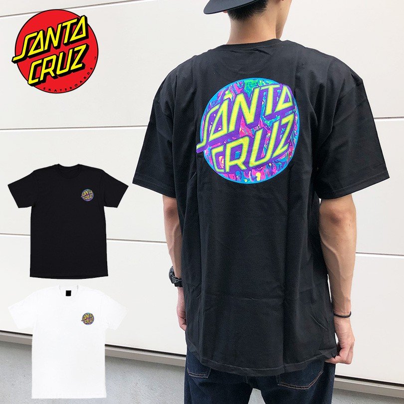 SANTA CRUZ(サンタクルーズ) SPILL DOT S/S Tシャツ