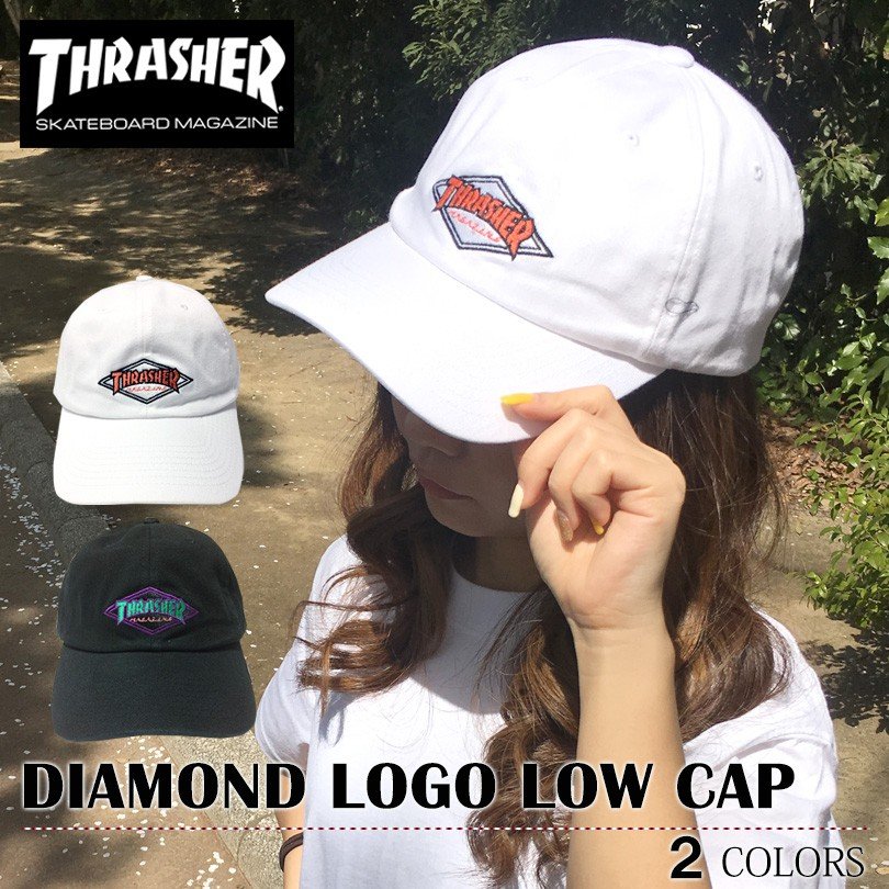 THRASHER(スラッシャー) ダイヤモンドロゴ キャップ A08