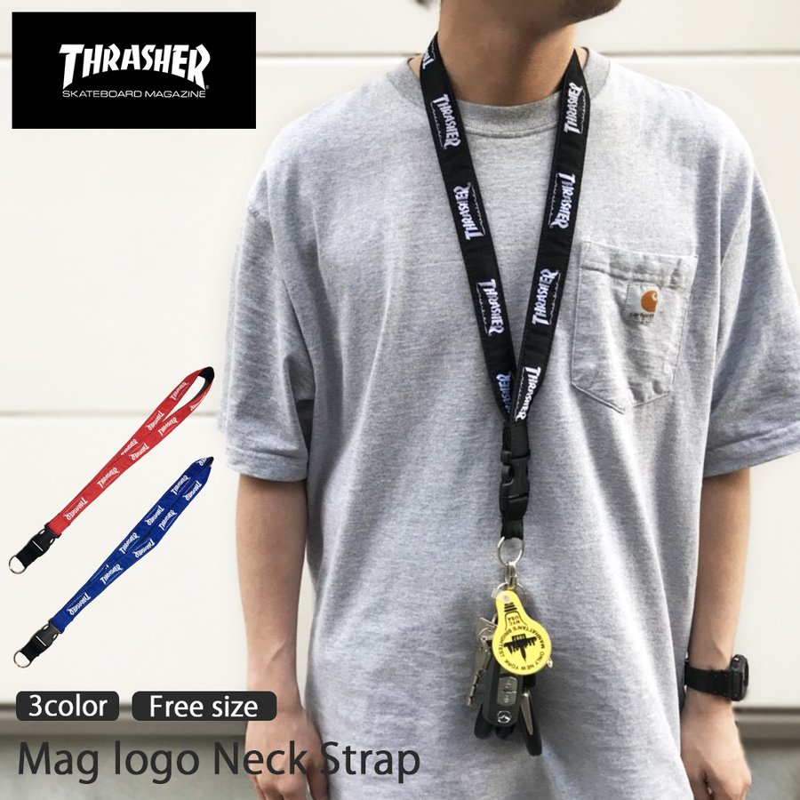 THRASHER(スラッシャー) ネックピース ネックストラップ ランヤード
