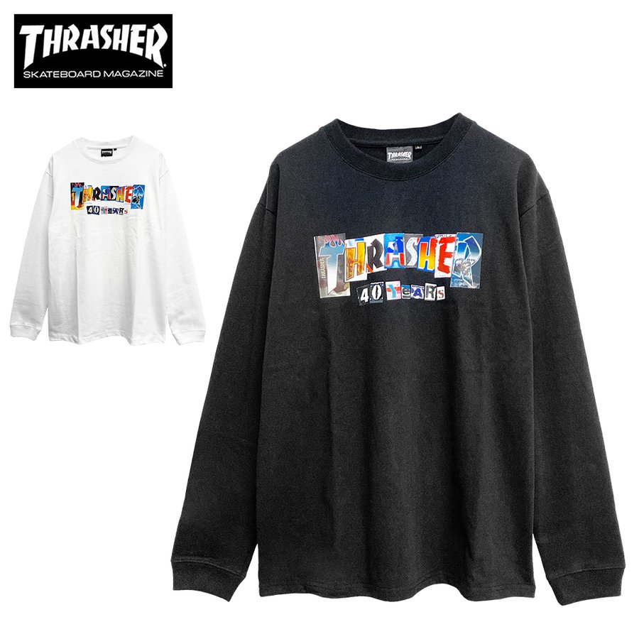 THRASHER(スラッシャー) 40YEAR RANSON ロンT A09