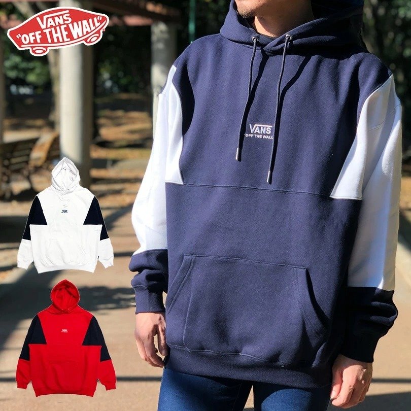 VANS(バンズ) バイカラー パーカー