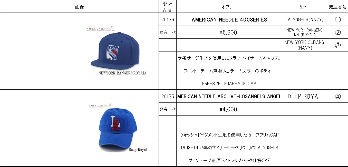 AMERICAN NEEDLE(アメリカンニードル) CAP