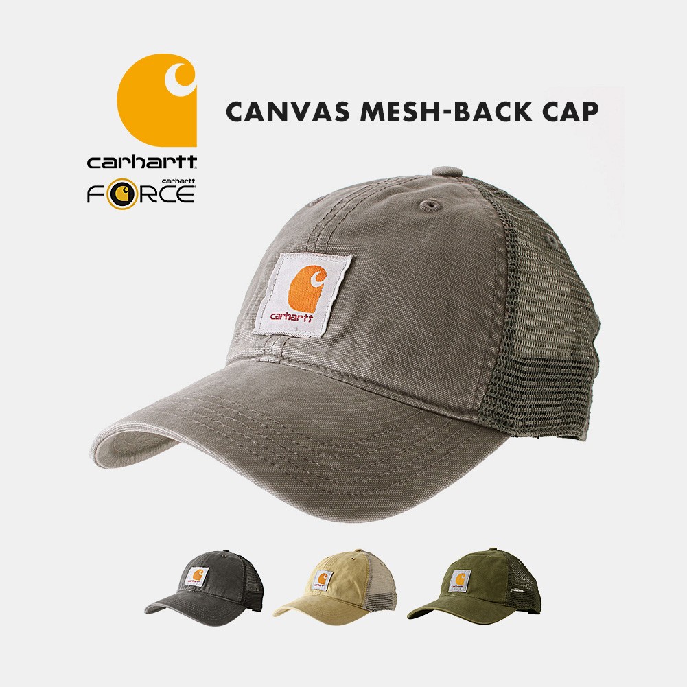 Carhartt (カーハート) 100286 Canvas Mesh-Back Cap キャップ A01
