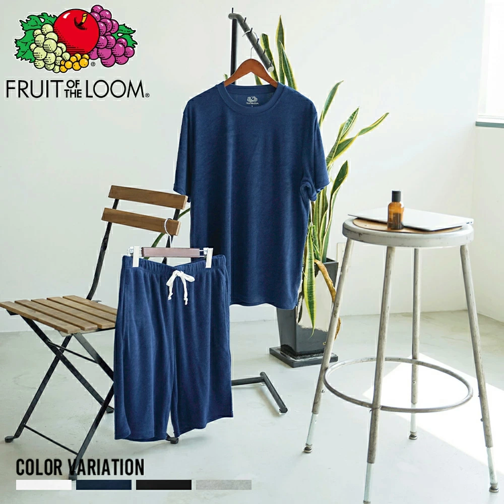 FRUIT OF THE LOOM (フルーツオブザルーム)  FTLパイルルームウェア上下 クルー A02