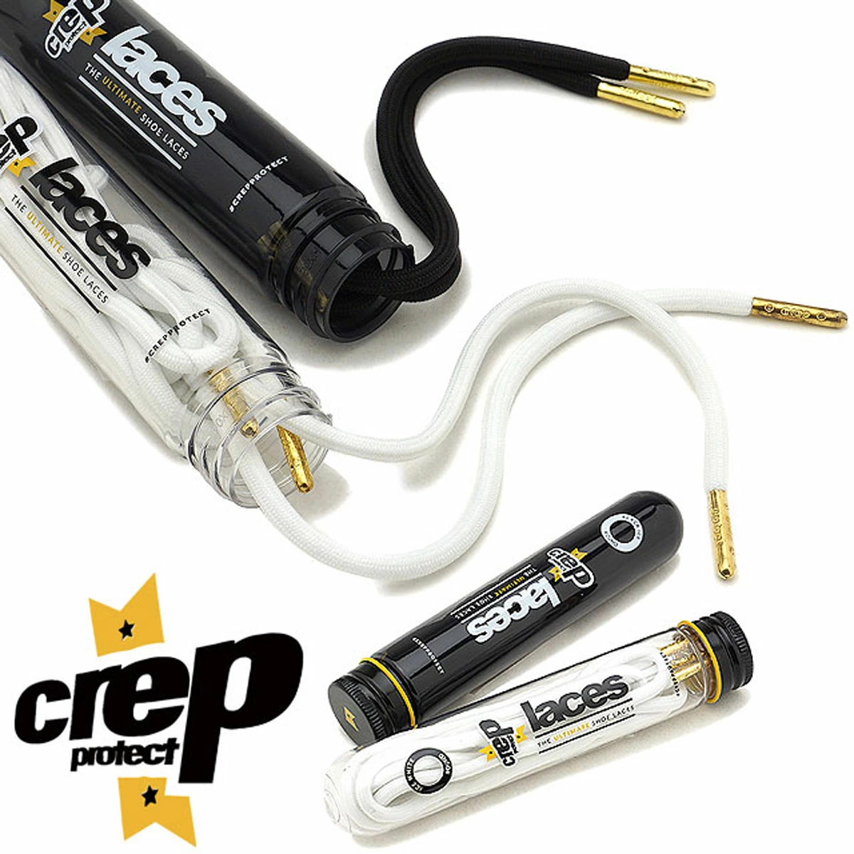 Crep クレップ 撥水シューレース 靴紐 (ラウンド) A01
