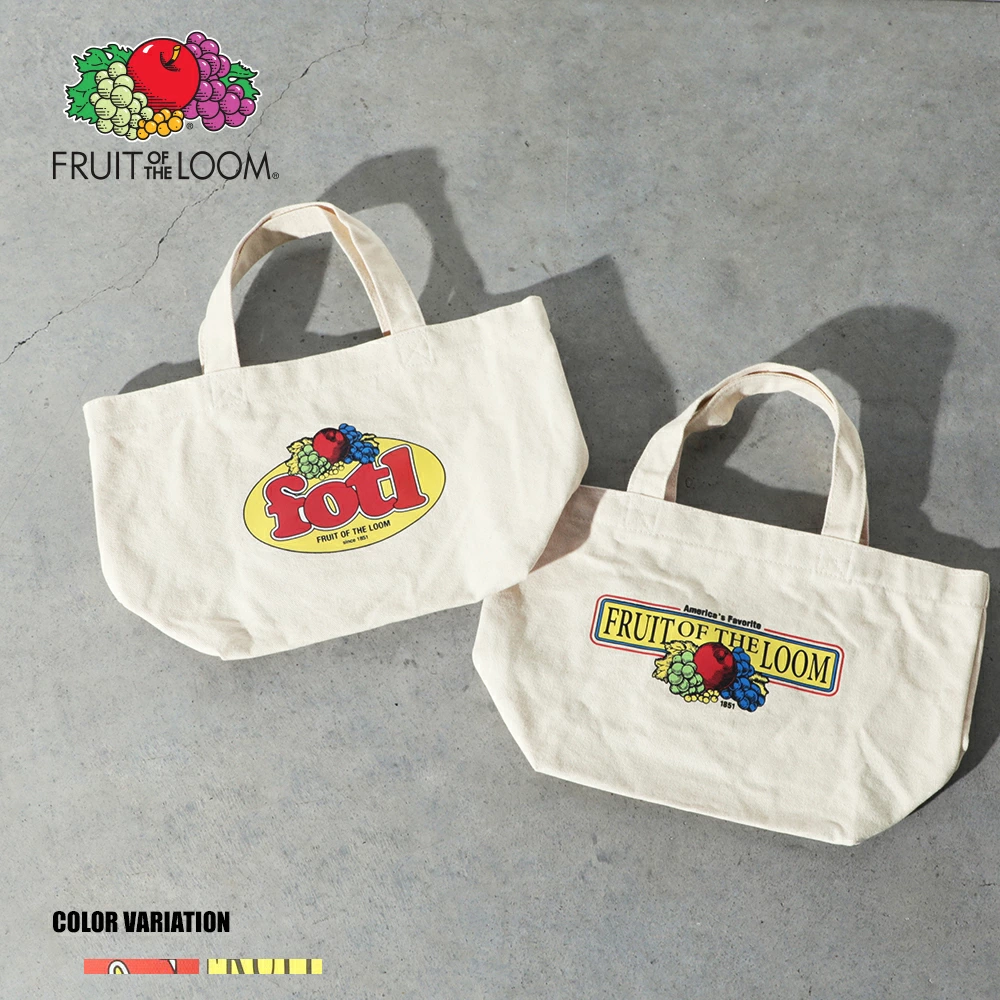 FRUIT OF THE LOOM(フルーツオブザルーム) BAG FFGS SOUVENIR ミニトートバッグ カプセル BtoB